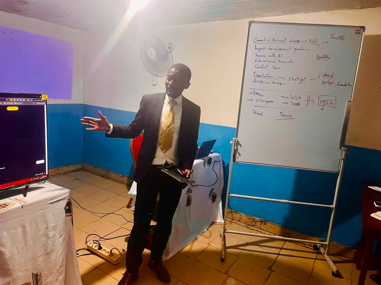 Graduate researcher examining evidence and academic findings at MEHIT University