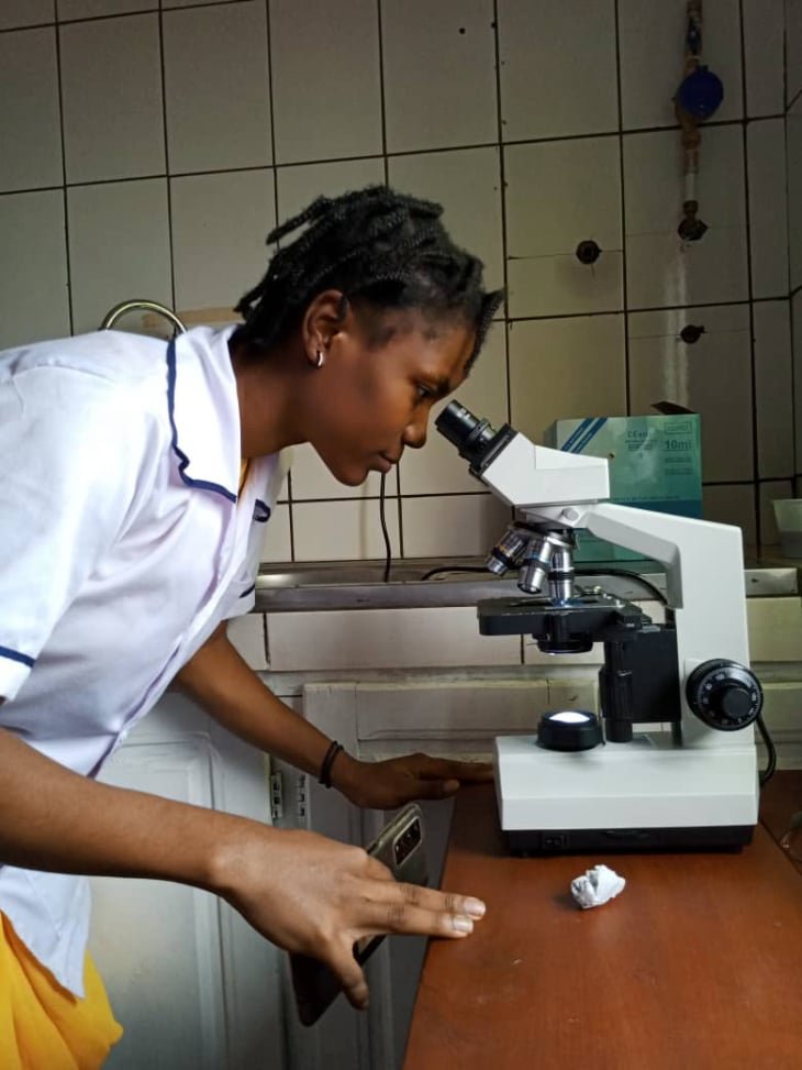 Health and biomedical science students engaged in practical laboratory training at MEHIT University