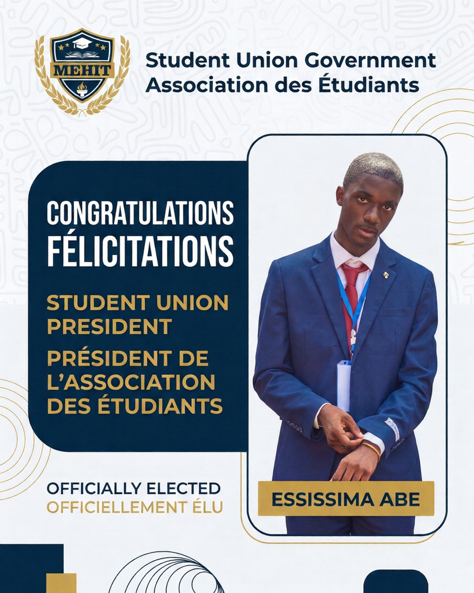 MEHIT Student Union President
