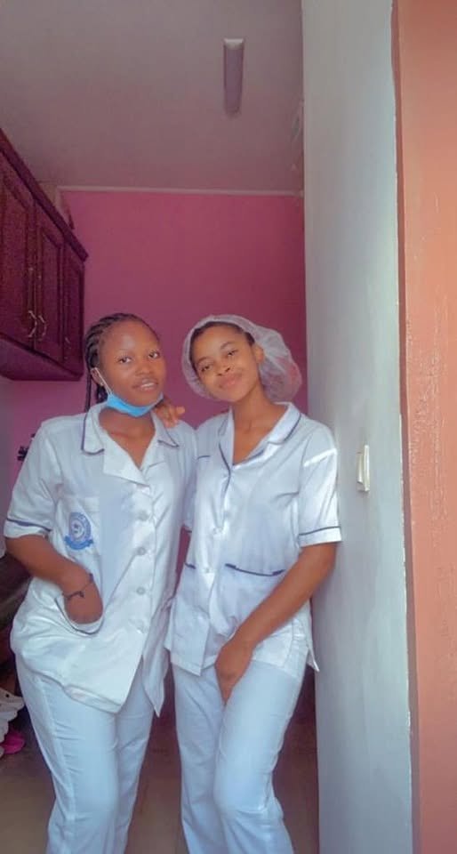 Midwifery students practising clinical skills in a modern laboratory
