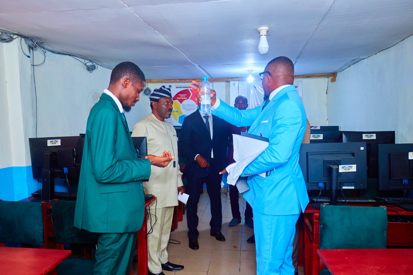Academic discussion during the official visit