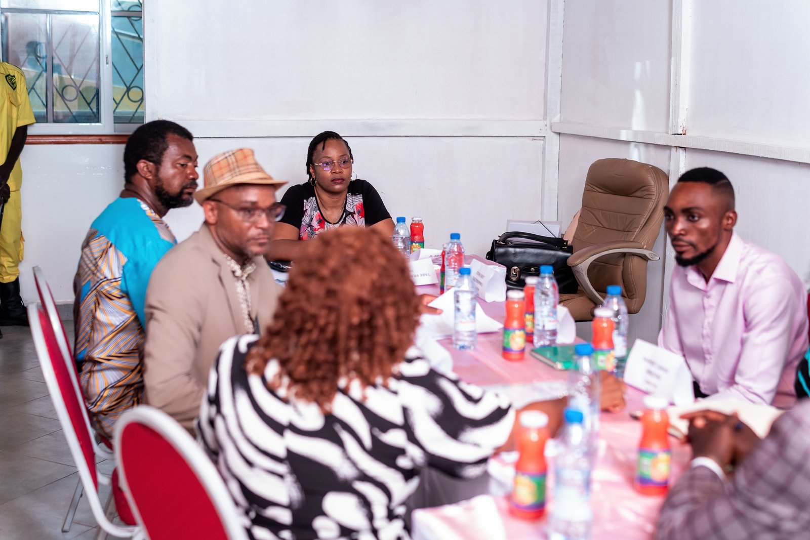 Ministry of Higher Education officials during the official academic visit to MEHIT University
